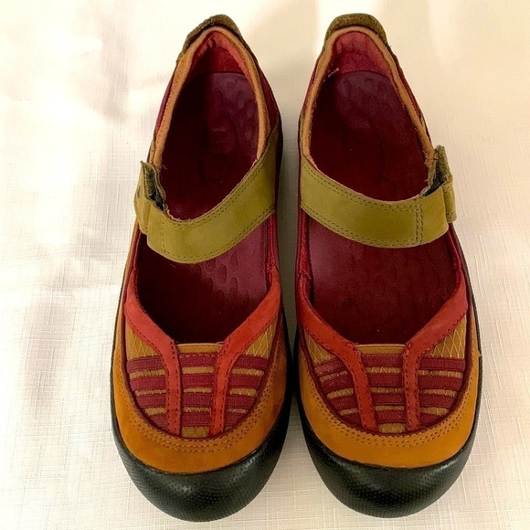 Privo Mary Jane Athletic Shoes, Size 6.5M & 7M, Brown, Rust & Tan - Picture 2 of 4
